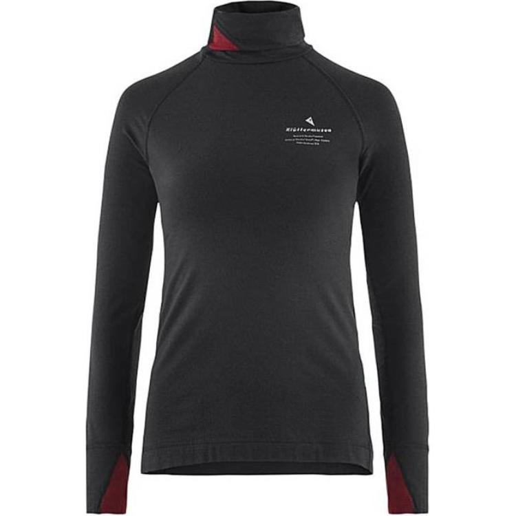 (Women) KLATTERMUSEN  High Neck Pullover Sweatshirt Raven Black. 20630W