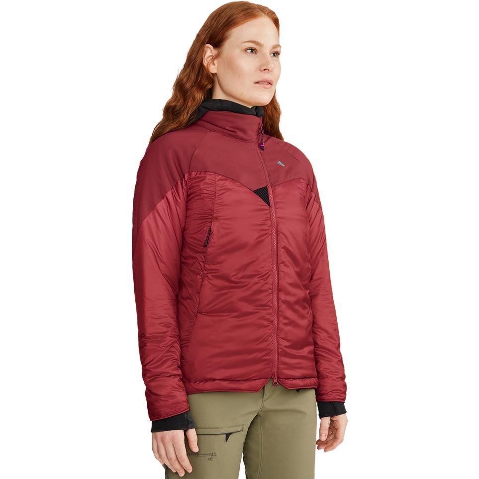 Lookbook (W) Jaket KLATTERMUSEN Alv 2.0 Tahan Angin, Berinsulasi, Warna Solid, Kolar Berdiri 10625W