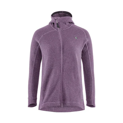 (Women) KLATTERMUSEN Balder Wool Fleece Hoodie for Hiking and Outdoor Activities. 20606W