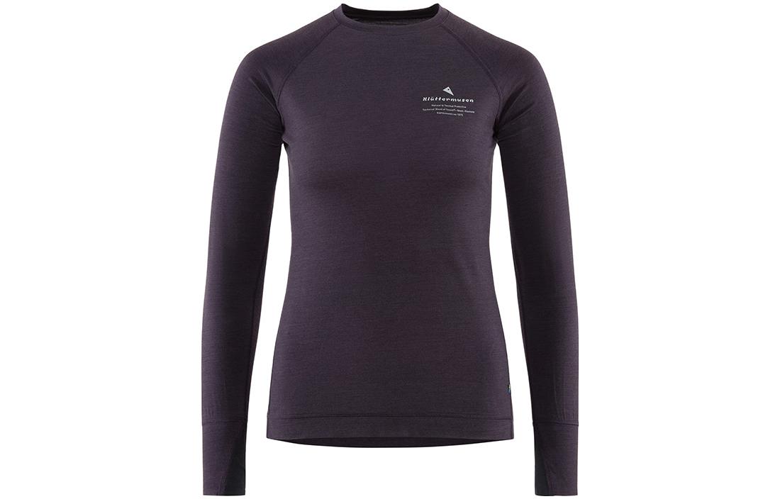 (Women) KLATTERMUSEN Fafne Crew  Merino Wool Raglan Long Sleeve T-Shirt 10029W-Clothing