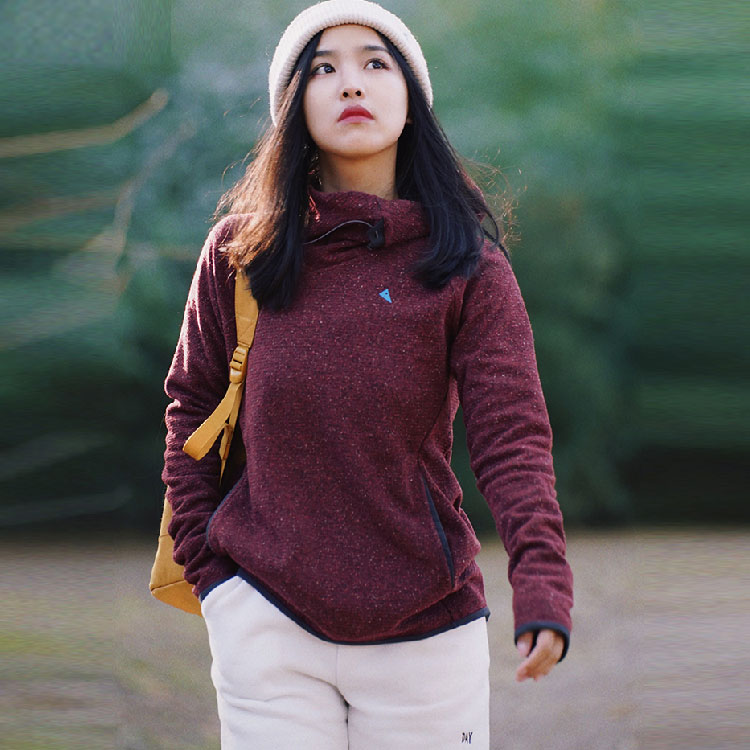 Details for (W) KLATTERMUSEN Falen 羊毛连帽羊毛混纺抓绒卫衣 20619W