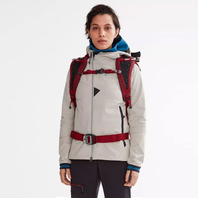 (W) KLATTERMUSEN Vanadis 2.0 Jaket Berhud Softshell Tahan Angin Colorblock 10629W 4