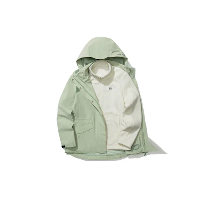 (Women) KOLON SPORT 24Nature 3-in-1 Waterproof Windproof Fleece Jacket LKJK2WNT32
