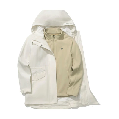 (Women) KOLON SPORT 24Nature Waterproof Windproof 3-in-1 Softshell Jacket LKJK2WNT34