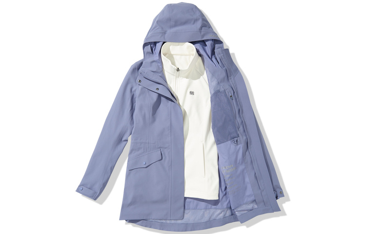 (Women) KOLON SPORT 3-in-1 Waterproof Windproof Jacket with Removable Liner LKJK3WNT94