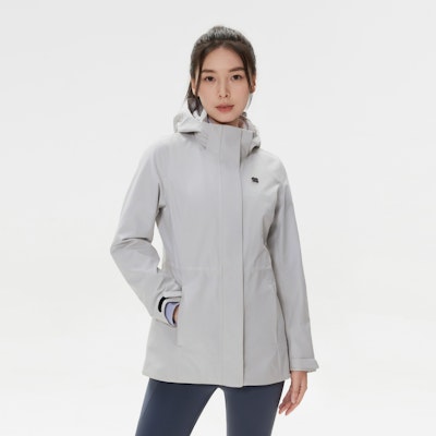 (W) KOLON SPORT 3イン1 防水防風 ハイキング ソフトシェル ジャケット LKJK4WNT16 10