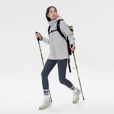 (W) KOLON SPORT 3イン1 防水防風 ハイキング ソフトシェル ジャケット LKJK4WNT16 13