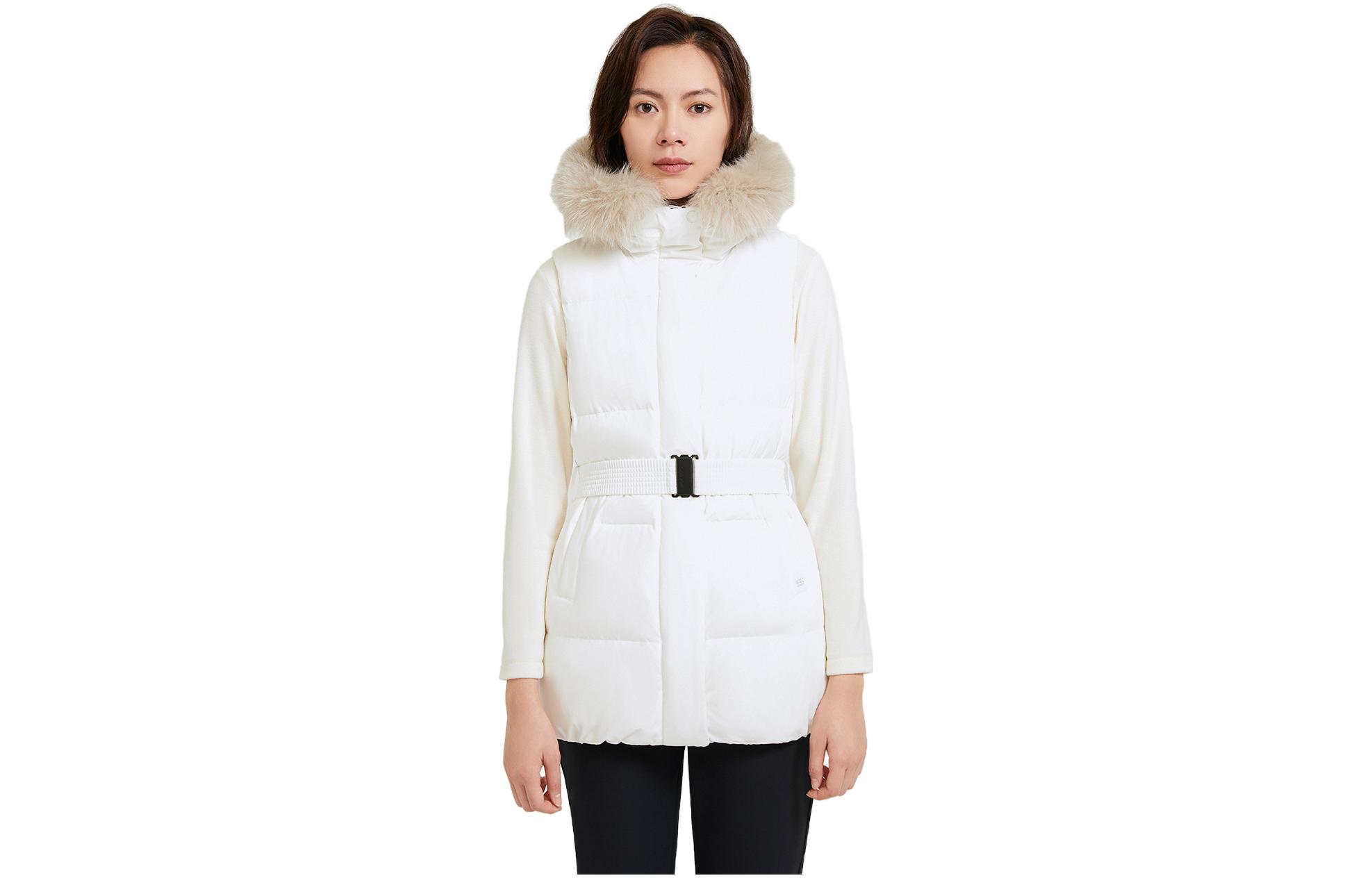 (Women) KOLON SPORT  Lifestyle Down Vest Jacket with Fur Hood. LKVT2WT598 圖 5