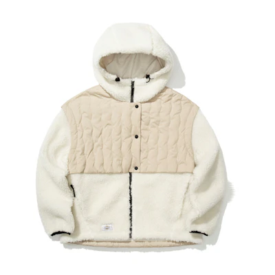 (Women) Kolon Sport Lightweight Fleece Hoodie - Camping Series Warm Jacket. LKFJ2WT546