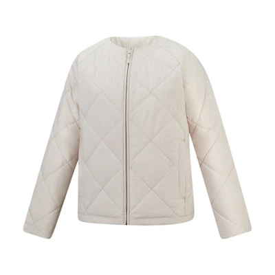 (Women) KOLON SPORT Plain Long-Sleeve Warm Comfortable Cotton Jacket LKPJ4WTT12