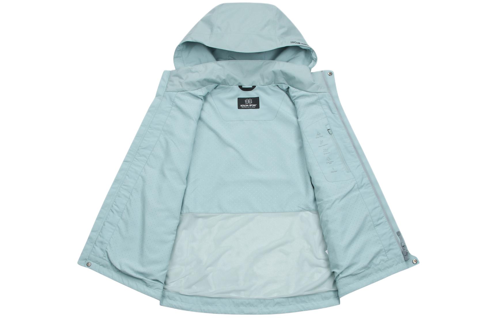 Details for (W) KOLON SPORT Jaket Kalis Air Berhud Warna Pepejal Bernafas JKJGX23272