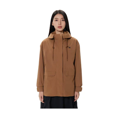 (Women) KOLON SPORT Waterproof Windproof Hooded Jacket Outdoor Long Sleeve LKJK4WTT42