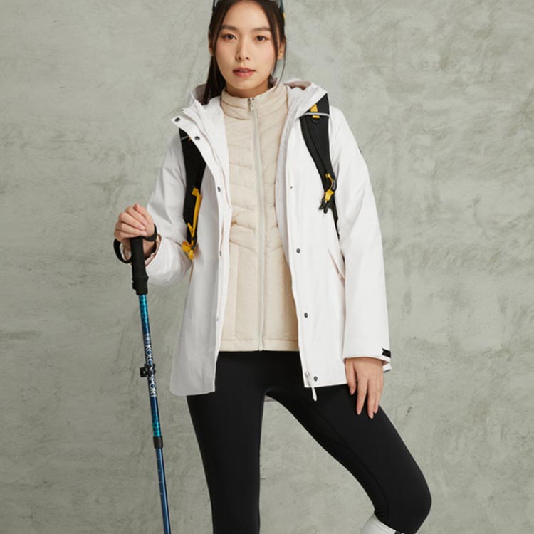 Lookbook (W) 코오론스포츠 방수 방풍 솔리드 컬러 자켓. LKGJ3WN136