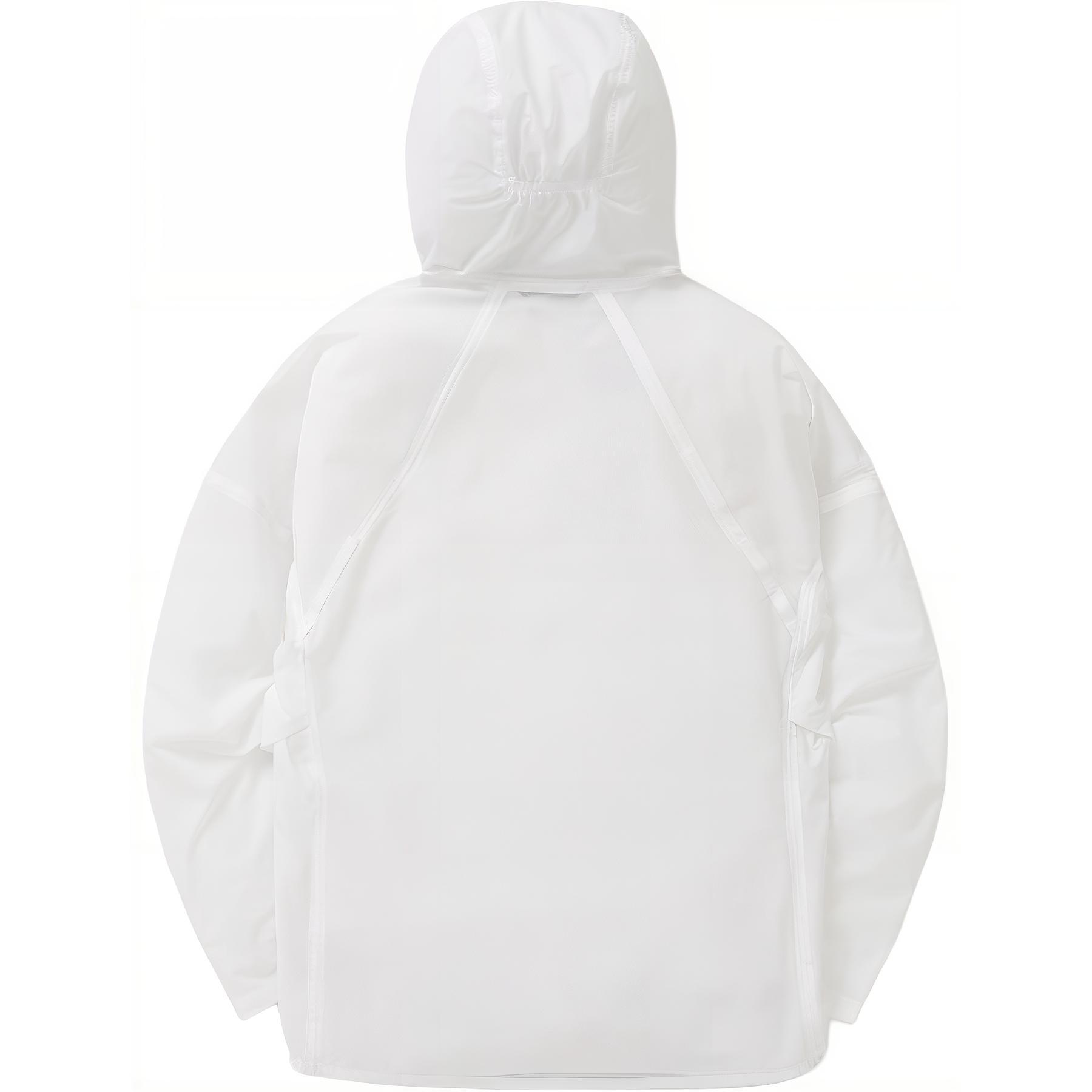 Lookbook (W) KOLON SPORT Jaket Kalis Air Zip-Up Bertudung Putih JKJJM24274WHX