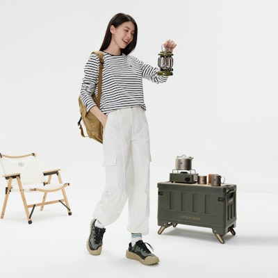 (W) コーロンスポーツ 防風 耐久 リラックスフィット カジュアルパンツ. LKLP4AT510 Sizing (W) コーロンスポーツ 防風 耐久 リラックスフィット カジュアルパンツ. LKLP4AT510