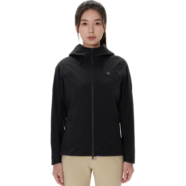 Sizing (W) KOLON SPORT Jaket Mendaki Windproof Softshell Kasual Luar. LKJK4WNT18V