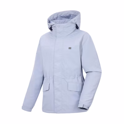 (Women) KOLON SPORT Windproof Waterproof Breathable Hooded Slim Fit Jacket. JKJJS23122