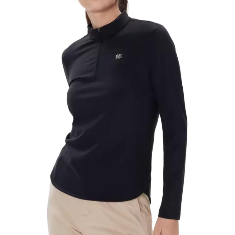 Details for (W) KOLON SPORT 登山修身彈力半拉鏈長袖T恤 LKZT4WNO02