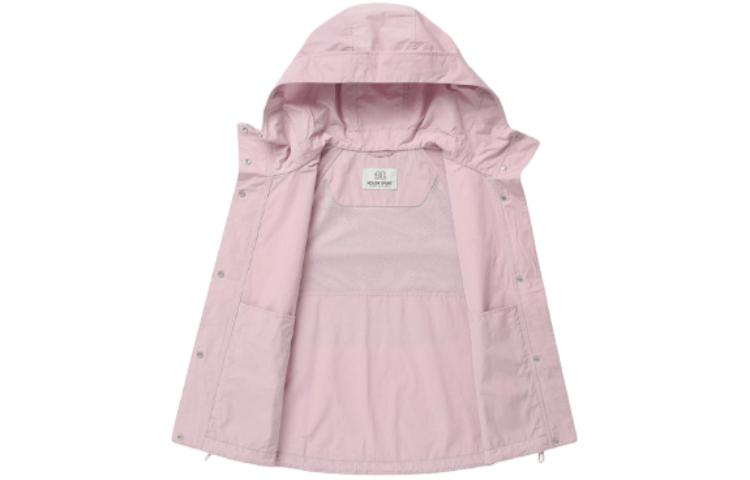 Shop (W) KOLON SPORT 粉色連帽口袋外套 - 輕量版型 TVJJS24462-LPI