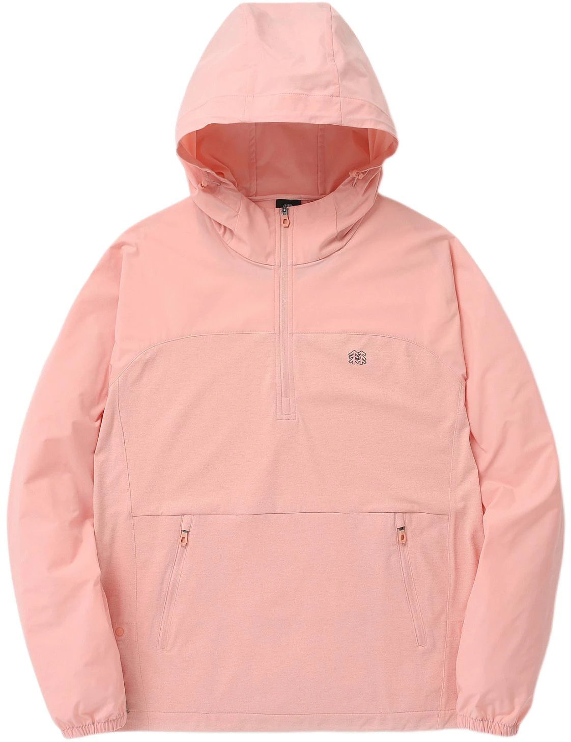 women-kolon-sport-solid-color-windproof-hooded-loose-fit-jacket-jktbs-24172