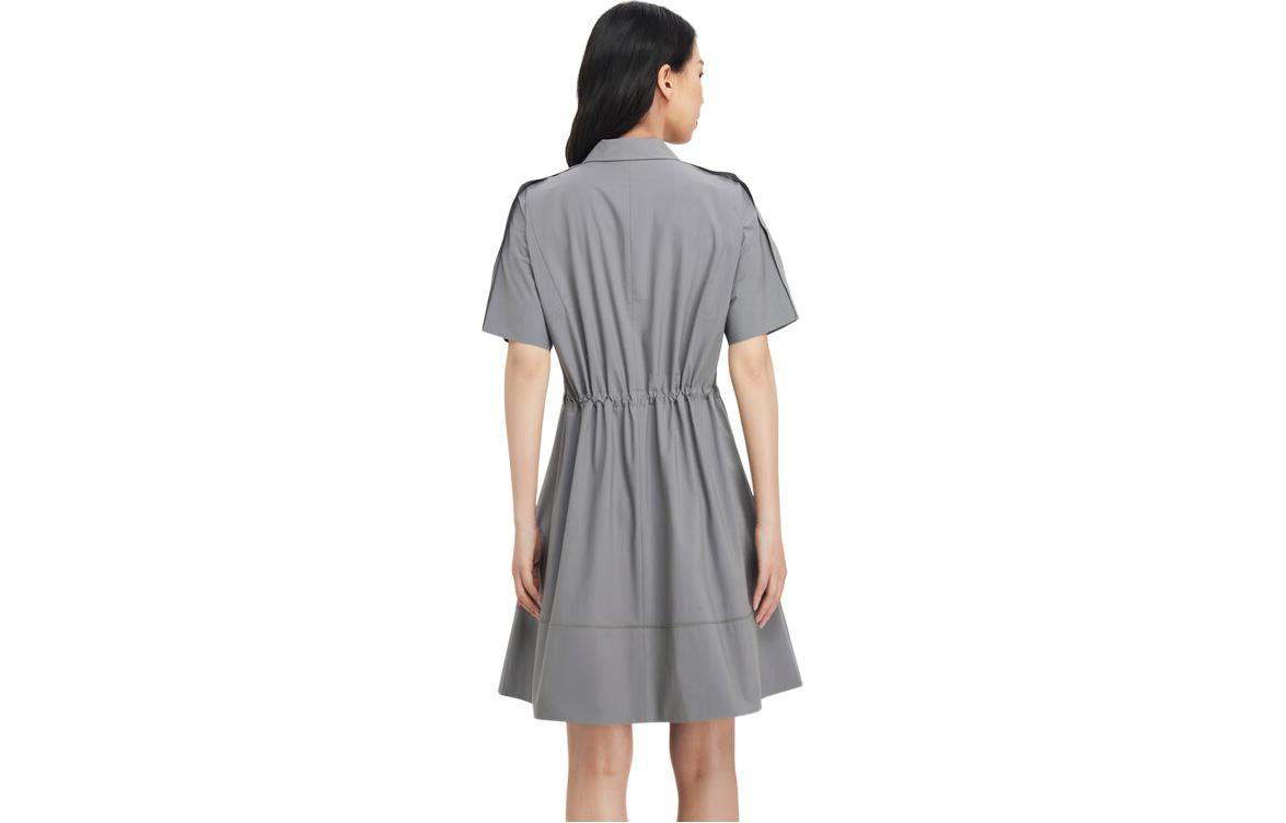 Lookbook (W) KOLON SPORT SS24 戶外休閒短袖抽繩A字連身裙 LKOP4MT800