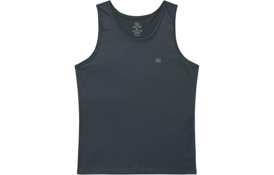 KOLON SPORT SS24 Gray Sleeveless Outdoor Quick-Dry Antibacterial Tank Top. JWICX24101-DGY