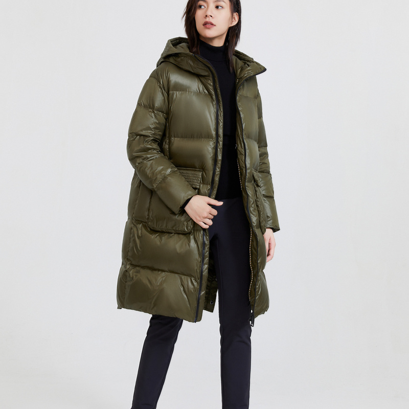 (Women) KOLON SPORT Travel  Matte Long Goose Down Water-Resistant Coat. LKDJ2WT594 圖 11