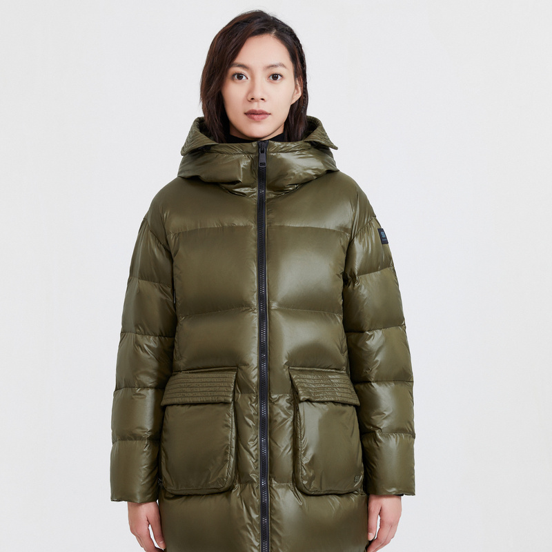 (Women) KOLON SPORT Travel  Matte Long Goose Down Water-Resistant Coat. LKDJ2WT594 圖 12