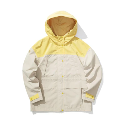 (Women) KOLON SPORT Two-Tone Double-Breasted Waterproof Windbreaker Jacket LKJK2ST522V