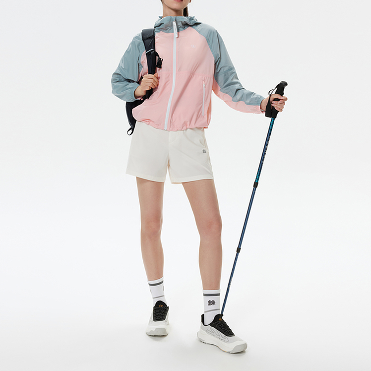 Details for (W) KOLON SPORT WIND K Jaket Mendaki Tahan Air Warna Blok - Oren LKJK4MNK38