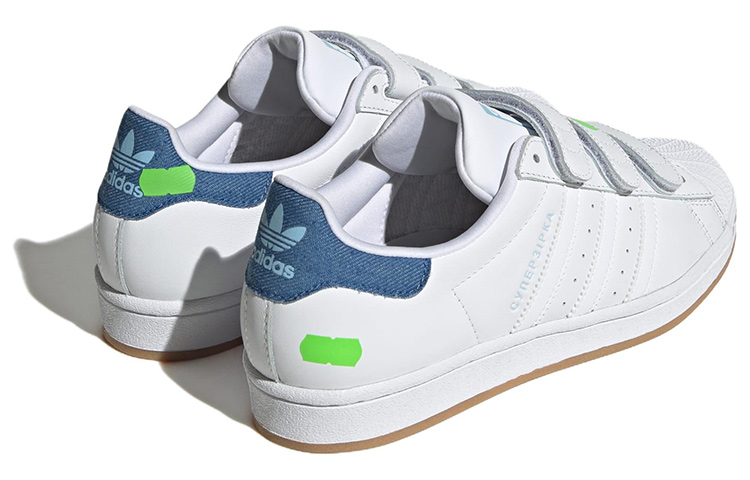 Shop (W) KSENIASCHNAIDER x adidas Superstar 'Putih Biru Jernih' IG5927