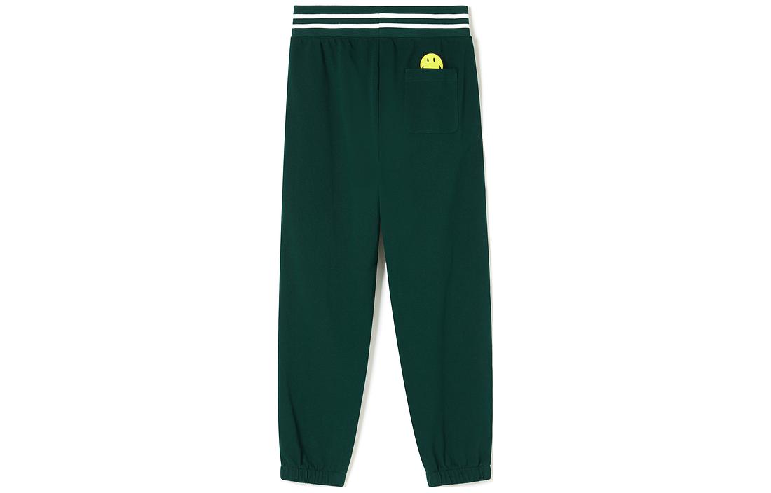 (Women) LACOSTE × SMILEY  Smiley Face Track Pants Dark Green. XF9277
