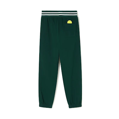 (Women) LACOSTE × SMILEY Smiley Face Track Pants Dark Green. XF9277