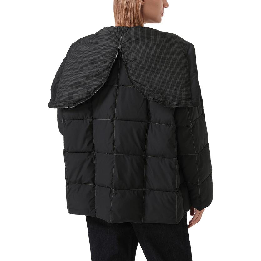 Purchase (W) LACOSTE 黑色格紋連帽外套 - 簡約保暖休閒款 BF4449-031