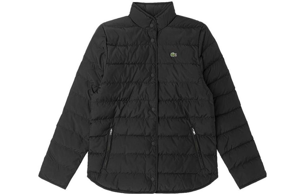 (Women) LACOSTE  Black Short Stand Collar Down Jacket BF5482-031