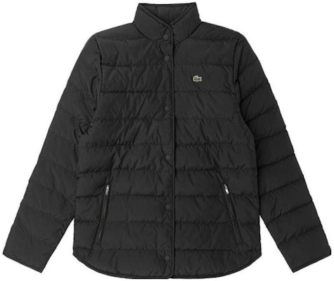 (W) LACOSTE Jaket Hitam Pendek Kerah Berdiri Down BF5482-031 Buy (W) LACOSTE Jaket Hitam Pendek Kerah Berdiri Down BF5482-031