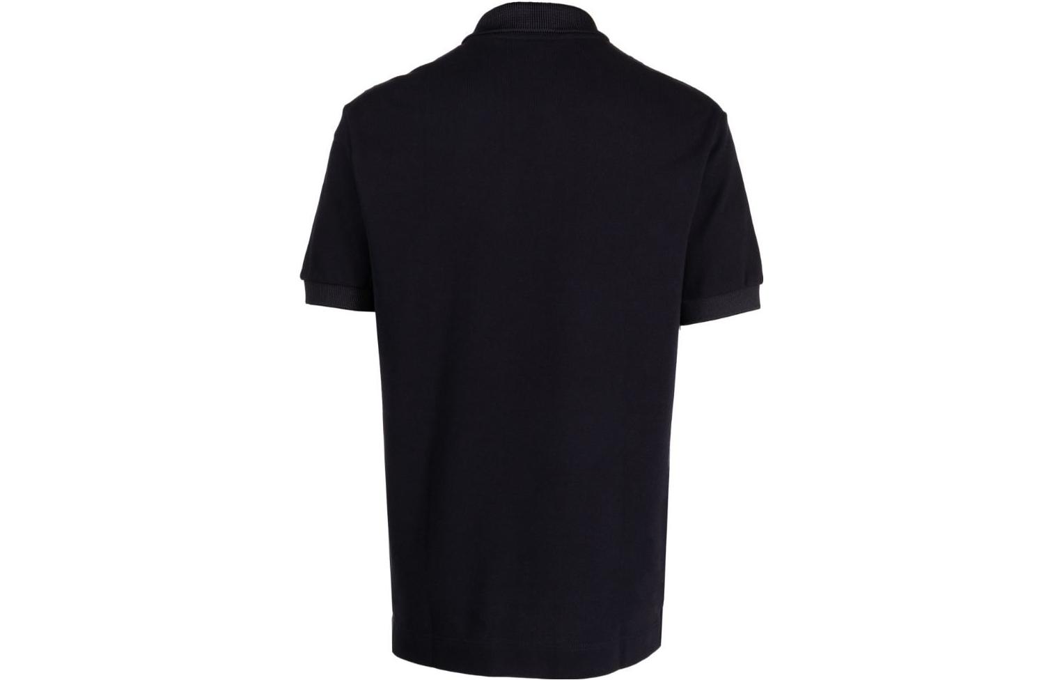 Lookbook (W) LACOSTE 黑色條紋短袖POLO衫，帶標誌性鱷魚Logo設計。 PH1132-HDE