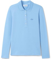 (Women) LACOSTE Classic Long Sleeve Polo Shirt Blue Color PF5464-138134 (Women) LACOSTE Classic Long Sleeve Polo Shirt Blue Color PF5464-138134