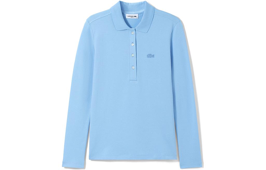 Order (W) LACOSTE 經典長袖Polo衫 藍色款 PF5464-138134