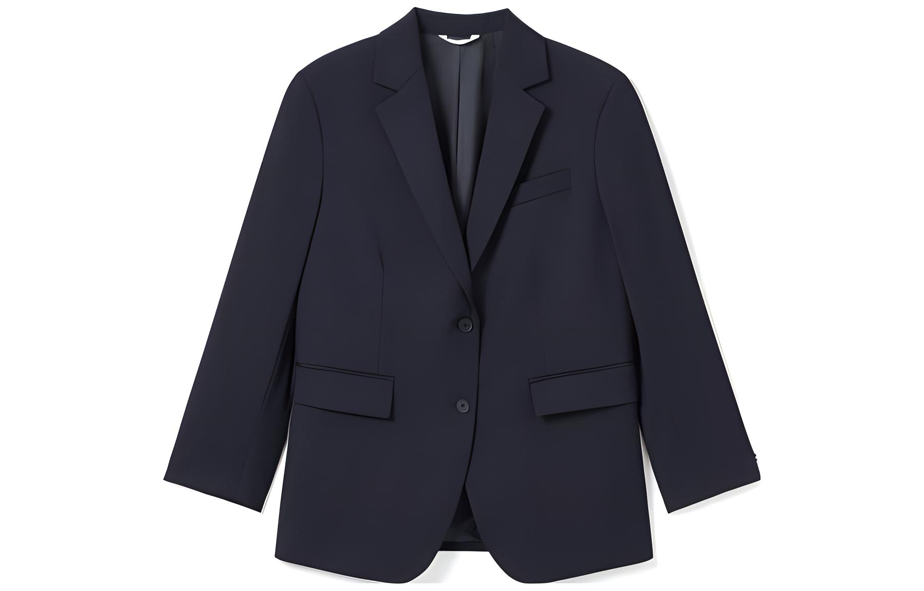 (Women) LACOSTE  Classic Navy Blue Blazer - Stylish and Timeless Design VF5846-HDE