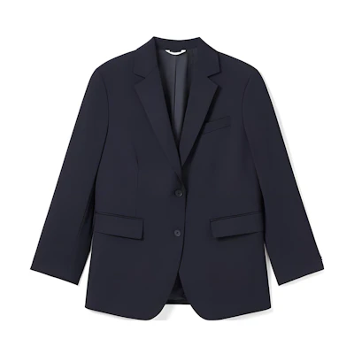 (Women) LACOSTE Classic Navy Blue Blazer - Stylish and Timeless Design VF5846-HDE