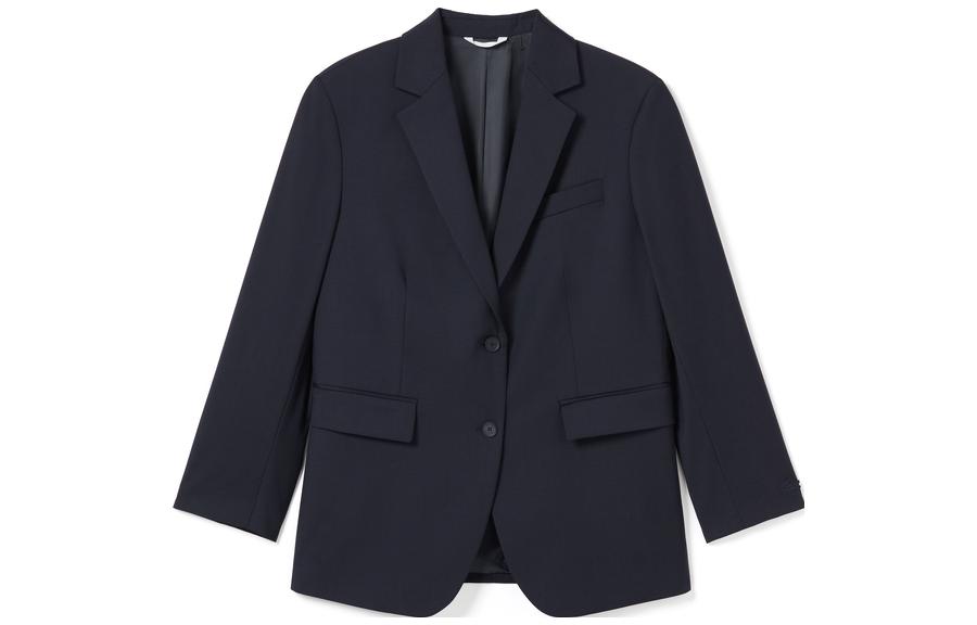 (Women) LACOSTE  Classic Navy Blue Blazer - Stylish and Timeless Design VF5846-HDE 圖 2