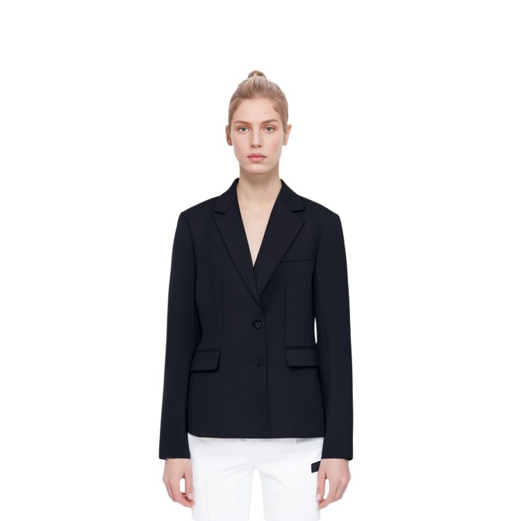 (Women) LACOSTE  Classic Navy Blue Blazer - Stylish and Timeless Design VF5846-HDE 圖 4