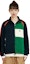 Details for (W) LACOSTE 拼色拉鍊運動外套 海軍藍/白色-綠色 BF5832-PQI