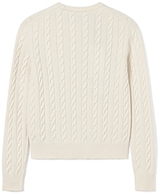 (W) LACOSTE Crewneck Pullover Sweater - Warna Polos Beige AF0633-10 Lookbook (W) LACOSTE Crewneck Pullover Sweater - Warna Polos Beige AF0633-10