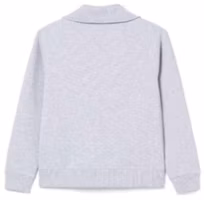 Lookbook (Women) LACOSTE FW23 Casual Zip-Up Sweatshirt Jacket - Gray. SF2961-1-CCA