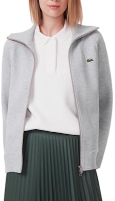 (W) LACOSTE 2023秋冬款休闲拉链卫衣夹克 - 灰色 SF2961-1-CCA Shop (W) LACOSTE 2023秋冬款休闲拉链卫衣夹克 - 灰色 SF2961-1-CCA