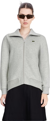 (W) LACOSTE 2023秋冬款休闲拉链卫衣夹克 - 灰色 SF2961-1-CCA Sizing (W) LACOSTE 2023秋冬款休闲拉链卫衣夹克 - 灰色 SF2961-1-CCA