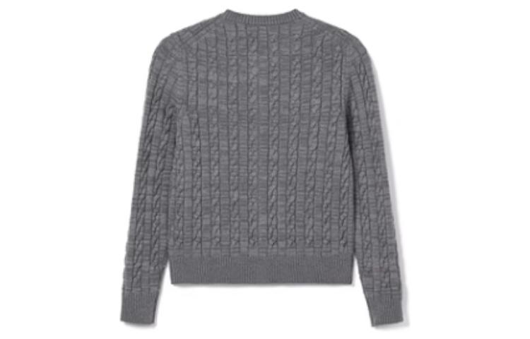 (Women) LACOSTE  Grey Fashion Crew Neck Long Sleeve Knit Top. AF0904-LIJ 圖 3