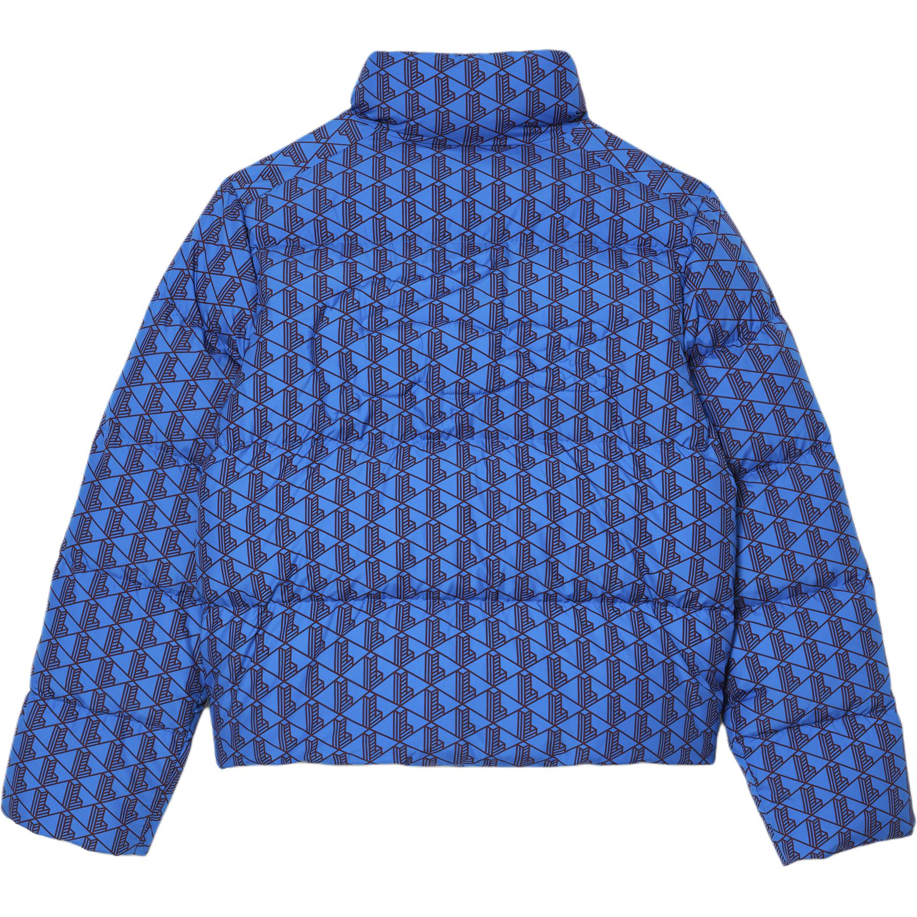 (Women) LACOSTE  High-Neck Logo Zip Jacket Blue BF5834-NJI 圖 3